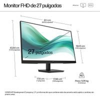 Miniatura 6 de HP Monitor FHD HP de la serie 3 Pro de 27 pulgadas: 327pf  Series 3 Pro 27" LCD IPS Full HD HDMI VGA