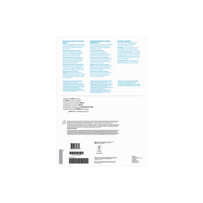 HP ADVANCED GLOSSY PHOTO PAPER - Imagen 8 de 8