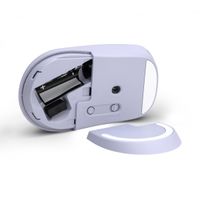 Miniatura 5 de HP 400 Rat n inal mbrico dual - Bluetooth y USB 2.4GHz  bater a de 24 meses  clics silenciosos  tacto suave  Morado