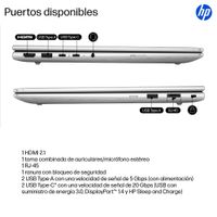 Miniatura 6 de PORTATIL HP PROBOOK 4 G1IR 14" , INTEL CORE I5-120U, 16 GB RAM, 512 GB SSD, WUXGA, PIKE SILVER, WINDOWS 11 PRO