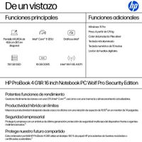 Miniatura 5 de PORTATIL HP PROBOOK 4 G1IR 40.6 CM (16") , WUXGA, INTEL CORE 5 120U, 16 GB, 512 GB SSD, PIKE SILVER, WINDOWS 11 PRO