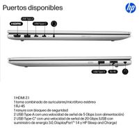 Miniatura 6 de PORTATIL HP PROBOOK 4 G1IR 40.6 CM (16") , WUXGA, INTEL CORE 5 120U, 16 GB, 512 GB SSD, PIKE SILVER, WINDOWS 11 PRO
