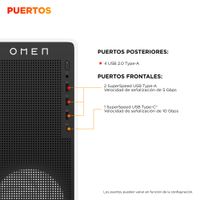 Miniatura 4 de PC HP OMEN TG03-0094ns U5 225F 32GB 1TB RTX5060 FreeDOS