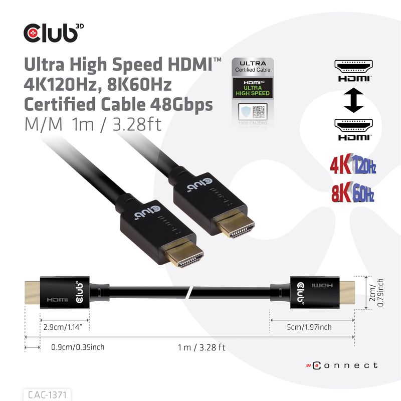 CLUB3D Cables CAC-1371 - Imagen 5 de 8