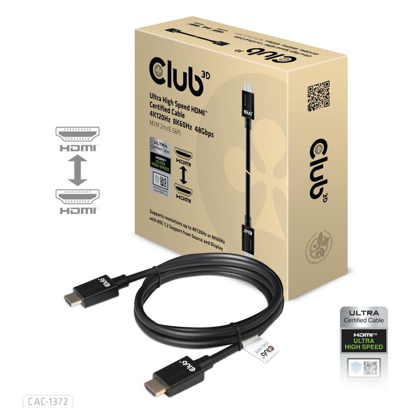 CLUB3D Cables CAC-1372 - Imagen 2 de 15