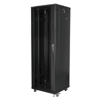 Miniatura 1 de ARMARIO LANBERG RACK 19" 37U 600X600 FLAT PACK BLACK NEGRO