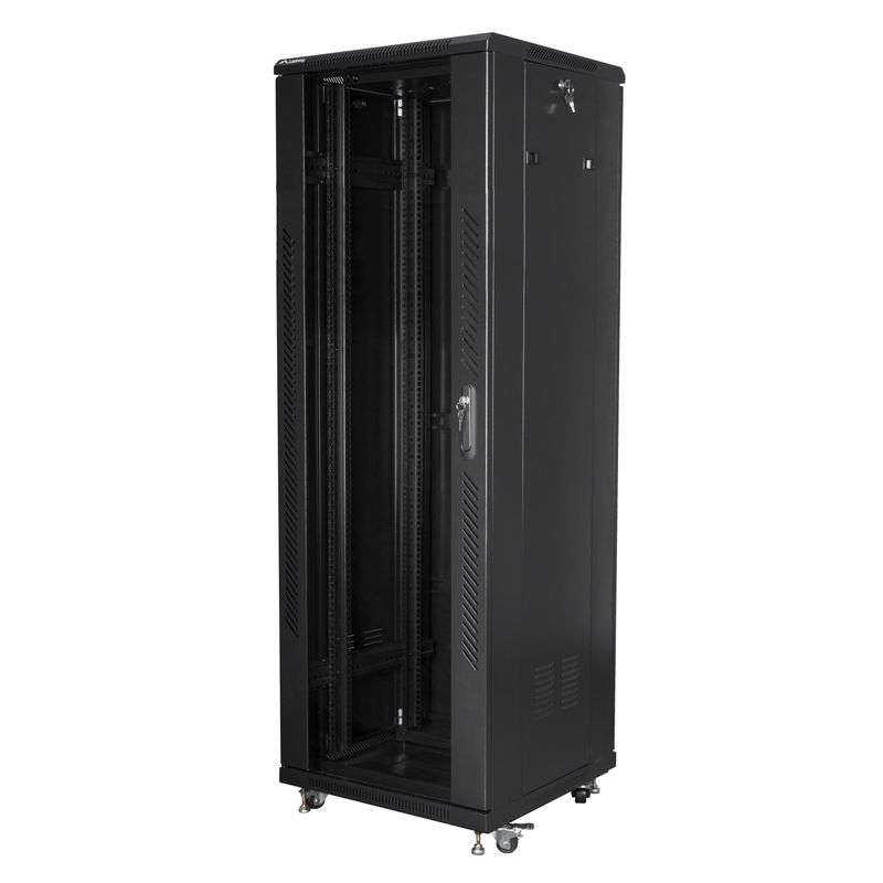 ARMARIO LANBERG RACK 19" 37U 600X600 FLAT PACK BLACK NEGRO - Imagen 2 de 7