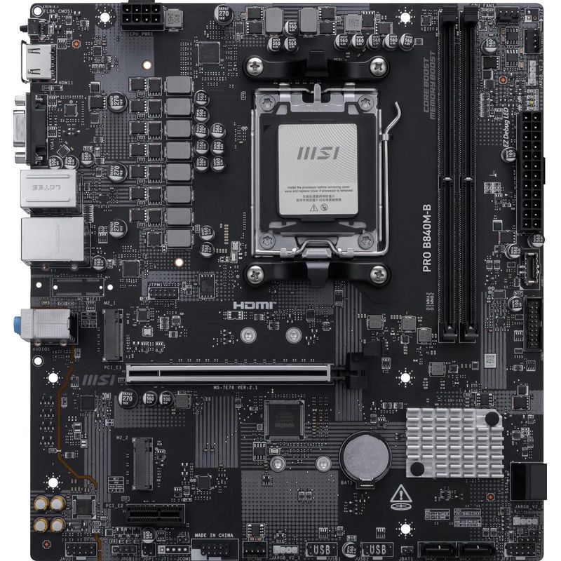 MSI AMD PRO B840M-B Socket AM5 - Imagen 3 de 7