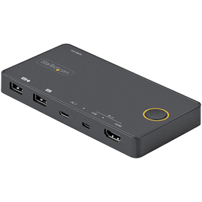 Switch KVM H brido 2 Puertos HDMI 2.0 y USB-C USB-A - 4K60Hz