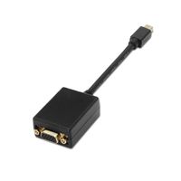 Miniatura 2 de ADAPTADOR AISENS MINI DISPLAYPORT MACHO A SVGA HEMBRA 15CM NEGRO A125-0135