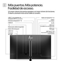 Miniatura 5 de HP Monitor de videoconferencia FHD USB-C HP Pro de la serie 5 de 23,8 pulgadas: 524pm  Series 5 Pro 23.8" LCD IPS Full HD HDMI Altavoces