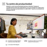 Miniatura 8 de HP Monitor de videoconferencia FHD USB-C HP Pro de la serie 5 de 23,8 pulgadas: 524pm  Series 5 Pro 23.8" LCD IPS Full HD HDMI Altavoces