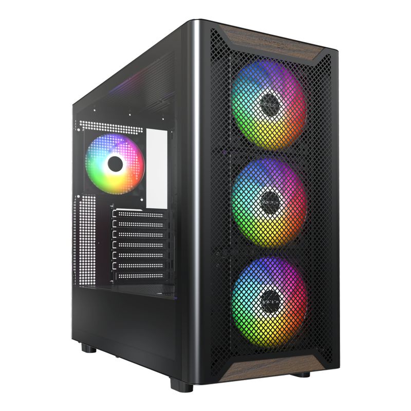 MONTECH XR Wood RGB Negro - Imagen 3 de 8