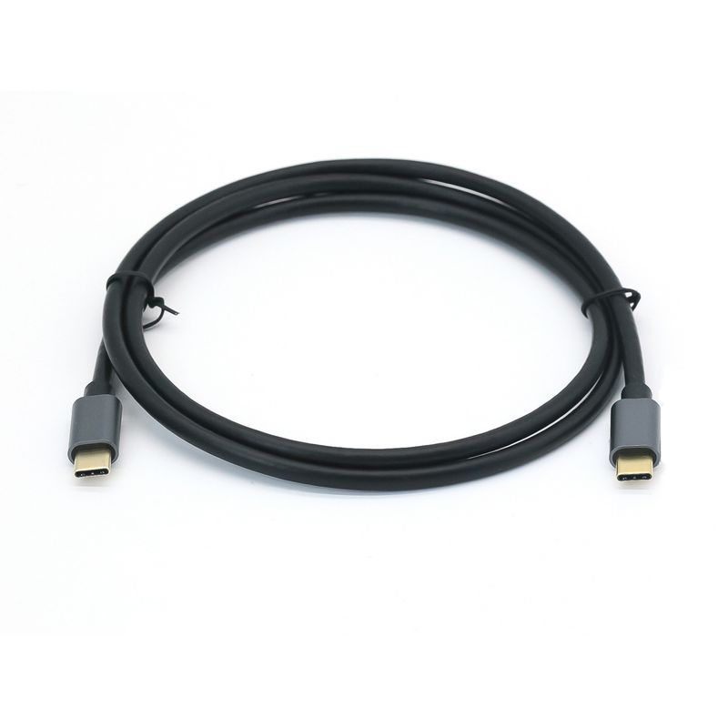 CABLE USB-C MACHO USB-C MACHO USB 3.2 1M TRANSFERENCIA 5G 3A (100W) VIDEO 4K - Imagen 2 de 5