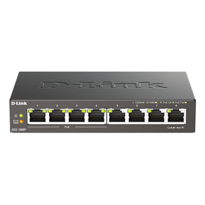 Switch/8xG+F+ENet RJ45 19" PoE