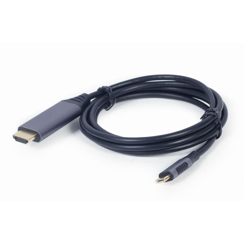CABLE ADAPTADOR DE PANTALLA GEMBIRD USB TIPO C A HDMI, GRIS ESPACIAL, 1,8 M - Imagen 3 de 4
