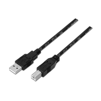 Miniatura 1 de Aisens Cable Usb 2.0 Impresora Tipo A/M-B/M Negro 3M