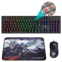 Miniatura 2 de Hiditec Combo Gaming GK400 Tecl+Rat+Alfombrilla