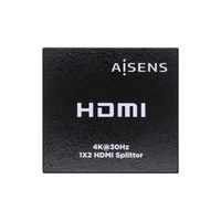 Miniatura 2 de AISENS HDMI Duplicador 4k@30Hz 1x2 Con Alimentación, Negro