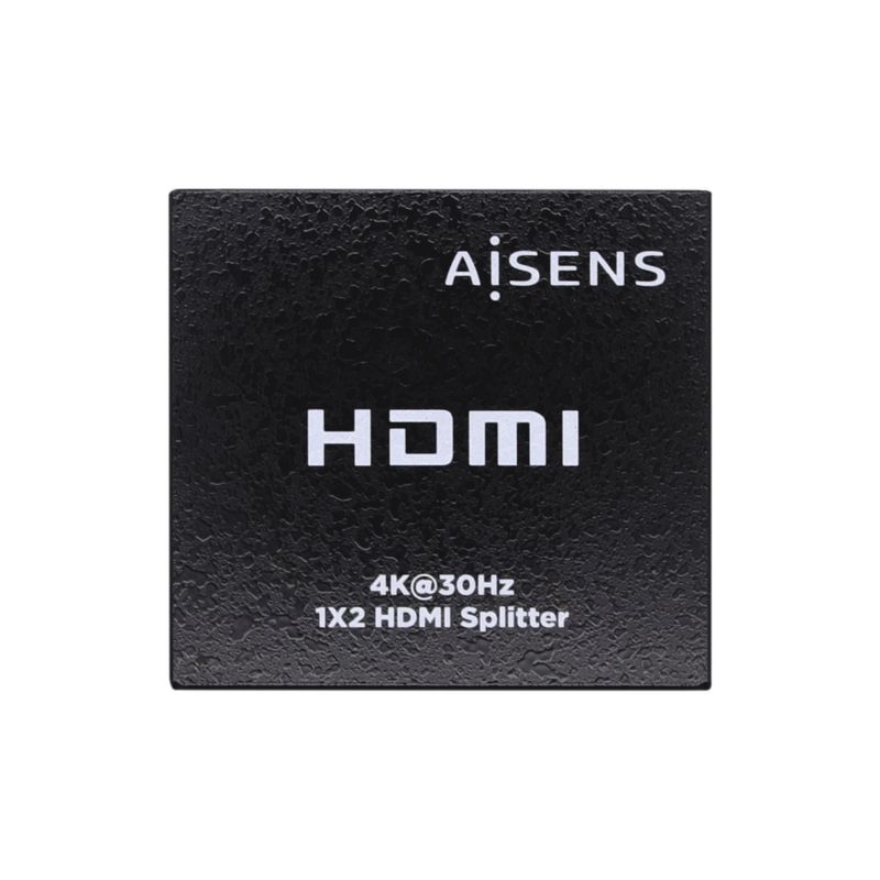 AISENS HDMI Duplicador 4k@30Hz 1x2 Con Alimentación, Negro - Imagen 2 de 4