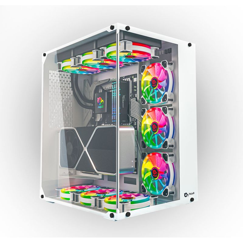 CAJA TALIUS GAMING CRONOS FROST RGB - BLANCA - Imagen 4 de 10