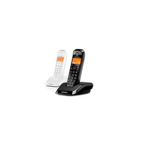 MOTOROLA S1202 Telefono DECT DUO Blanco / Negro