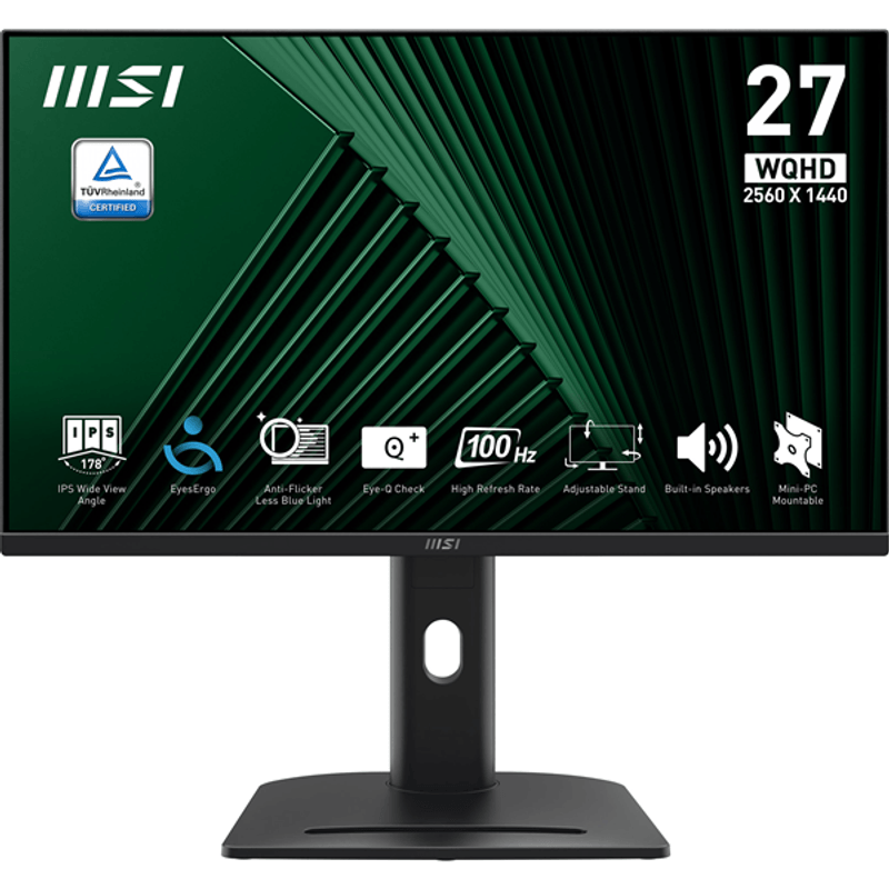 MSI Pro MP275QPG Pro 27" LCD IPS Wide Quad HD HDMI Altavoces - Imagen 1 de 20