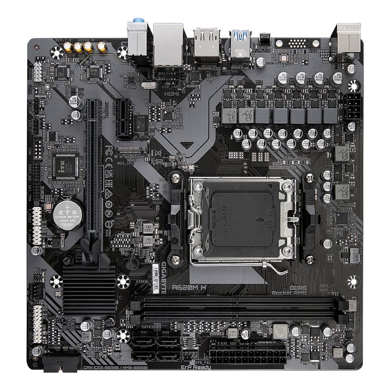 GIGABYTE AMD A620M H Socket AM5 - Imagen 5 de 6