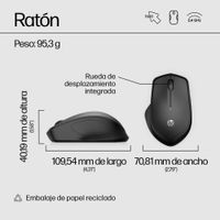 Miniatura 8 de RATON HP 280 SILENCIOSO INALAMBRICO