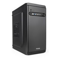 Miniatura 1 de Caja TOOQ  Caja Minitorre Micro-ATX “DODEKA ULTRA” Negra  Negro Incluye Fuente