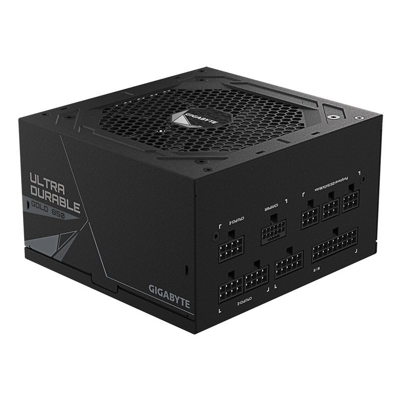 Fuente Alimentación 850W GIGABYTE UD850GM PG5 V2 Fuente de Alimentación – PCIe Gen 5.1, 80 PLUS Gold, Diseño completamente modular, Ventilador de 120 - Imagen 5 de 9