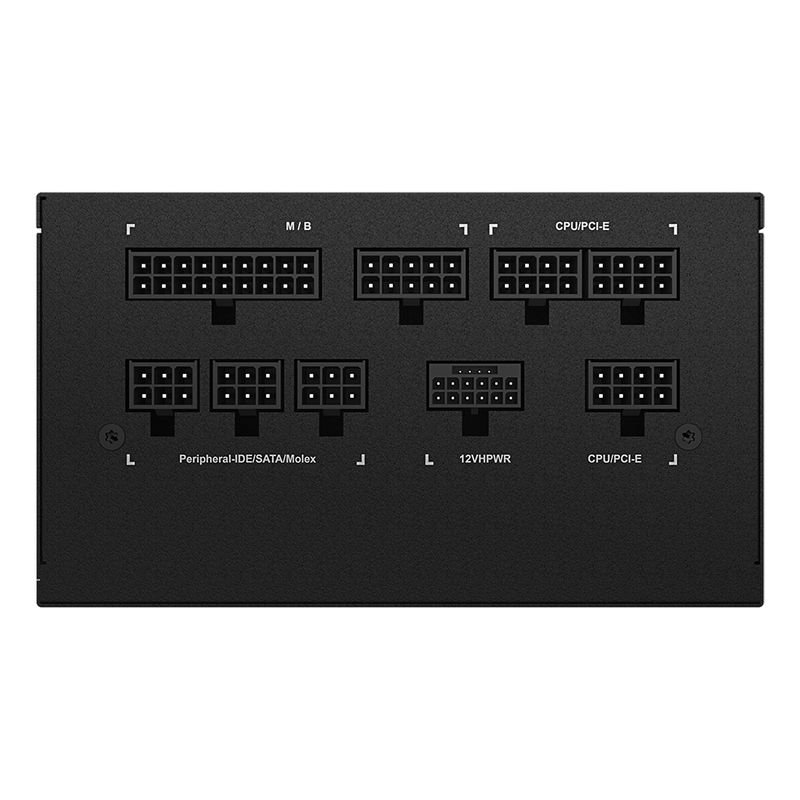 Fuente Alimentación 850W GIGABYTE UD850GM PG5 V2 Fuente de Alimentación – PCIe Gen 5.1, 80 PLUS Gold, Diseño completamente modular, Ventilador de 120 - Imagen 8 de 9