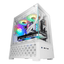 CAJA MICROATX GAMING MARS GAMING MC-SE2W BLANCO CRISTAL CONTINUO GPU 290mm 1x3.5 2x2.5