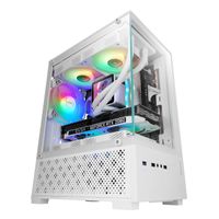 Miniatura 2 de CAJA MICROATX GAMING MARS GAMING MC-SE2W BLANCO CRISTAL CONTINUO GPU 290mm 1x3.5 2x2.5