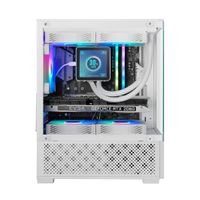 Miniatura 3 de CAJA MICROATX GAMING MARS GAMING MC-SE2W BLANCO CRISTAL CONTINUO GPU 290mm 1x3.5 2x2.5