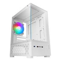 Miniatura 4 de CAJA MICROATX GAMING MARS GAMING MC-SE2W BLANCO CRISTAL CONTINUO GPU 290mm 1x3.5 2x2.5
