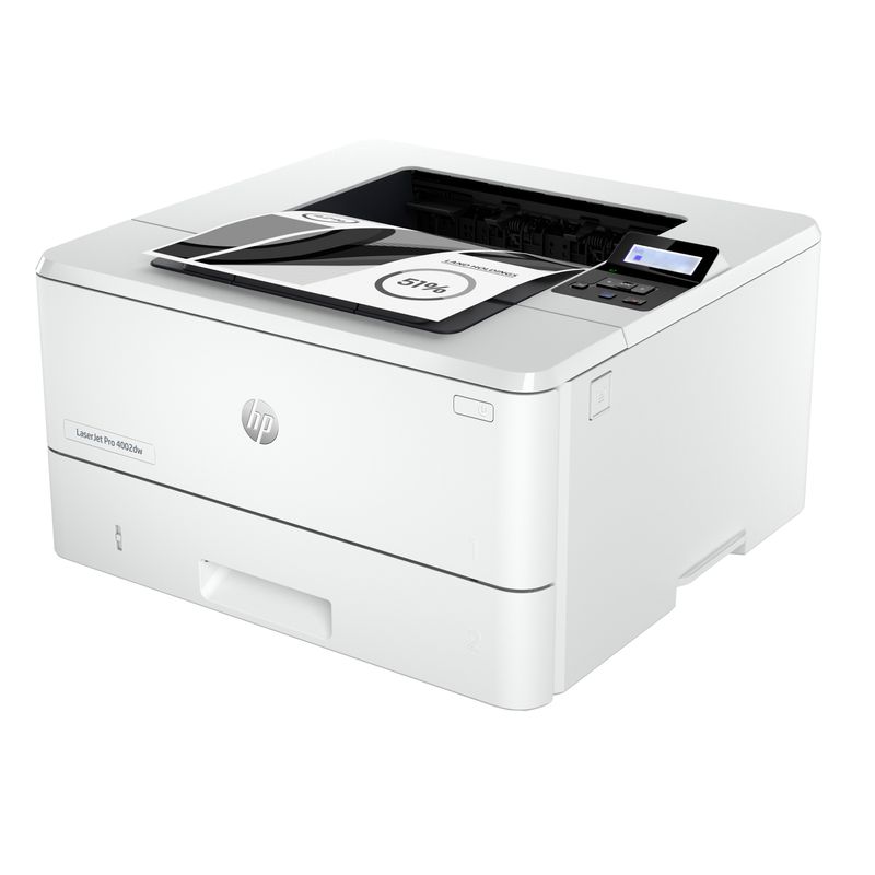 HP LaserJet Pro LaserJet Pro 4002dw Inalámbrico Blanco y negro Impresora, Solo Ethernet Laser Wifi Dúplex - Imagen 2 de 7