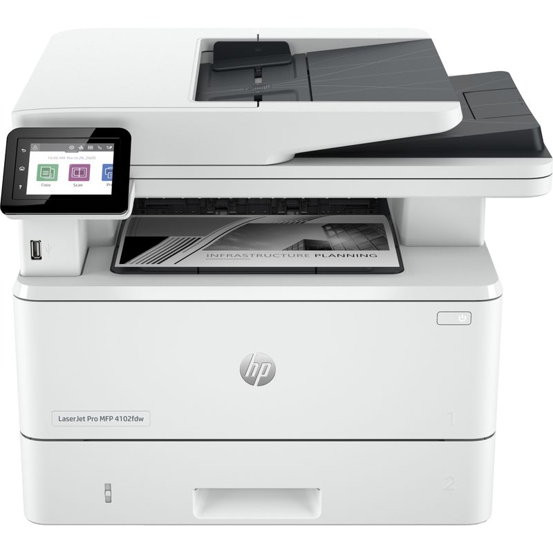 HP LaserJet Pro Multifunción A4Wifi Laser Dúplex Impresora multifunción HP LaserJet Pro 4102fdw - Imagen 2 de 5