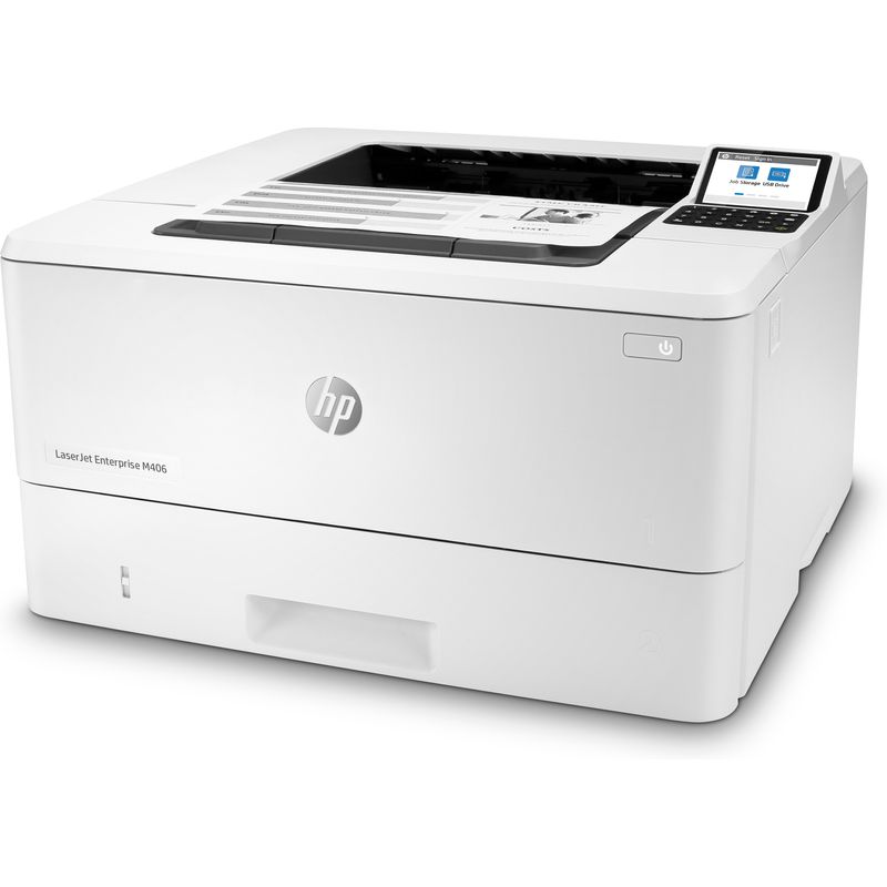 HP LaserJet Enterprise Impresora HP LaserJet Enterprise M406dn, Estampado, Tamaño compacto; Gran seguridad; Impr. a doble cara - Imagen 3 de 7