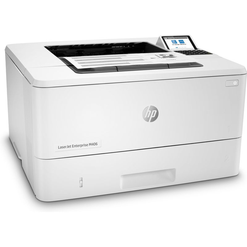 HP LaserJet Enterprise Impresora HP LaserJet Enterprise M406dn, Estampado, Tamaño compacto; Gran seguridad; Impr. a doble cara - Imagen 4 de 7