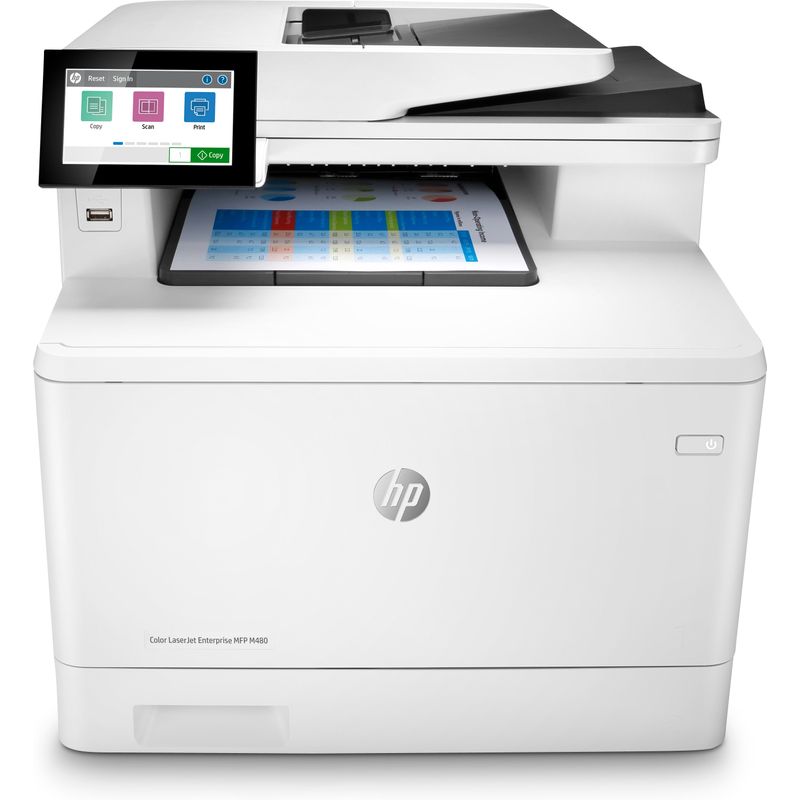 HP Color LaserJet Enterprise Impresora multifunción HP Color LaserJet Enterprise M480f Laser Wifi Dúplex - Imagen 2 de 7