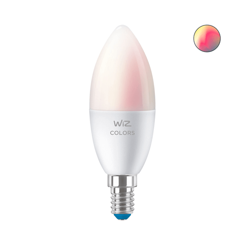BOMBILLA WIZ COLOR VELA | 40W | E14 | RGB | BT & WI-FI - Imagen 1 de 11