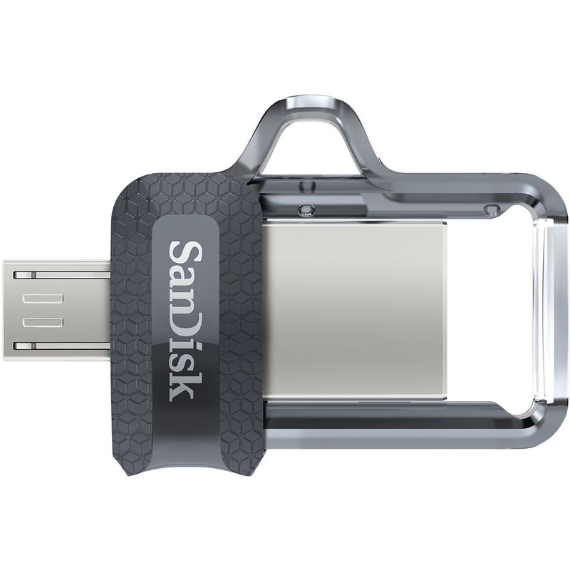 MEMORIA MICRO USB + USB 3.0 SANDISK ULTRA DUAL DRIVE M3.0 32GB GREY & SILVER SDDD3-032G-G46 - Imagen 6 de 8