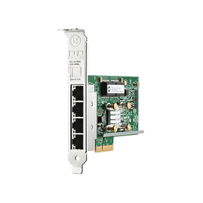 TARJETA GIGABIT ETHERNET HPE PCI EXPRESS X4 4 PUERTOS RJ 45 PAR TRENZADO ALTURA COMPLETA LOW PROFILE
