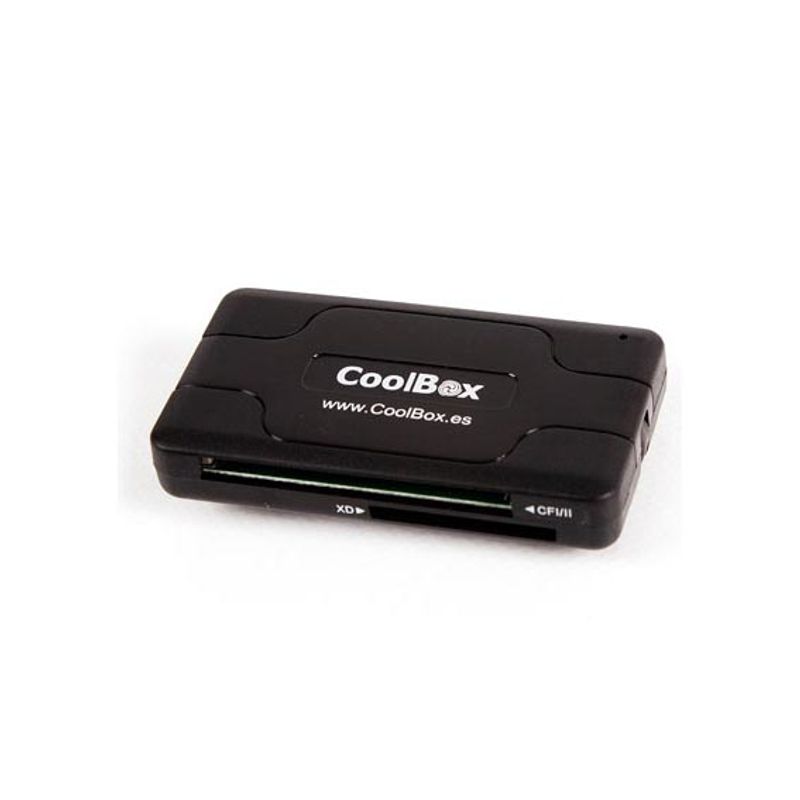 LECTOR MULTITARJETA COOLBOX SD/MMC/MICRO SD USB CRE-050 NEGRO - Imagen 3 de 3