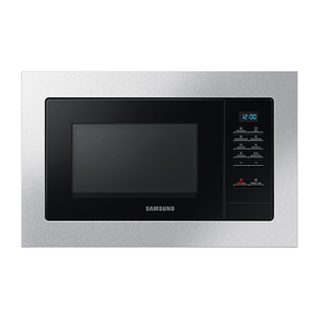 HORNO MICROONDAS INTEGRABLE SAMSUNG MG23A7013CT 23 LITROS CON GRILL NEGRO