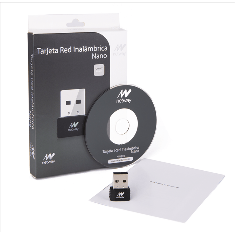 TARJETA DE RED INAL. NETWAY AC600 DUALBAND USB - Imagen 3 de 3