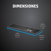 Miniatura 17 de HP 975 USB+BT DUAL-MODE WIRELESS KEYBOARD SP