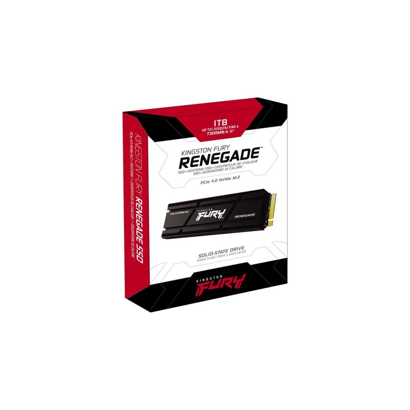 1000G FURY RENEGADE W/ HEATSINKPCIE 4.0 NVME S SD - Imagen 4 de 4