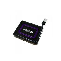 Miniatura 2 de LECTOR MULTITARJETA APPROX USB2.0 APPCRDNIB NEGRO + LECTOR DNI + SIM